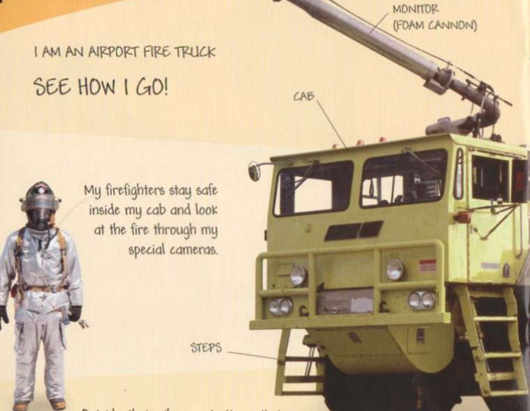 airport fire truck في السلسلة القصصية see how they go