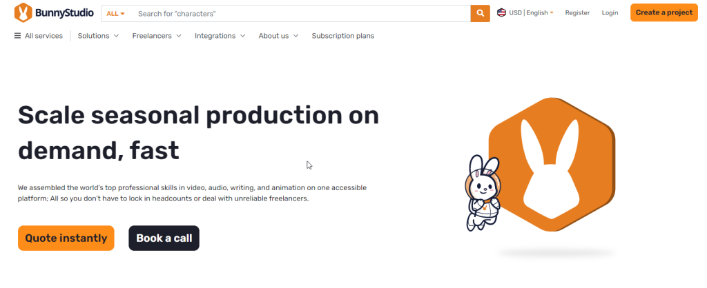 موقع bunny studio