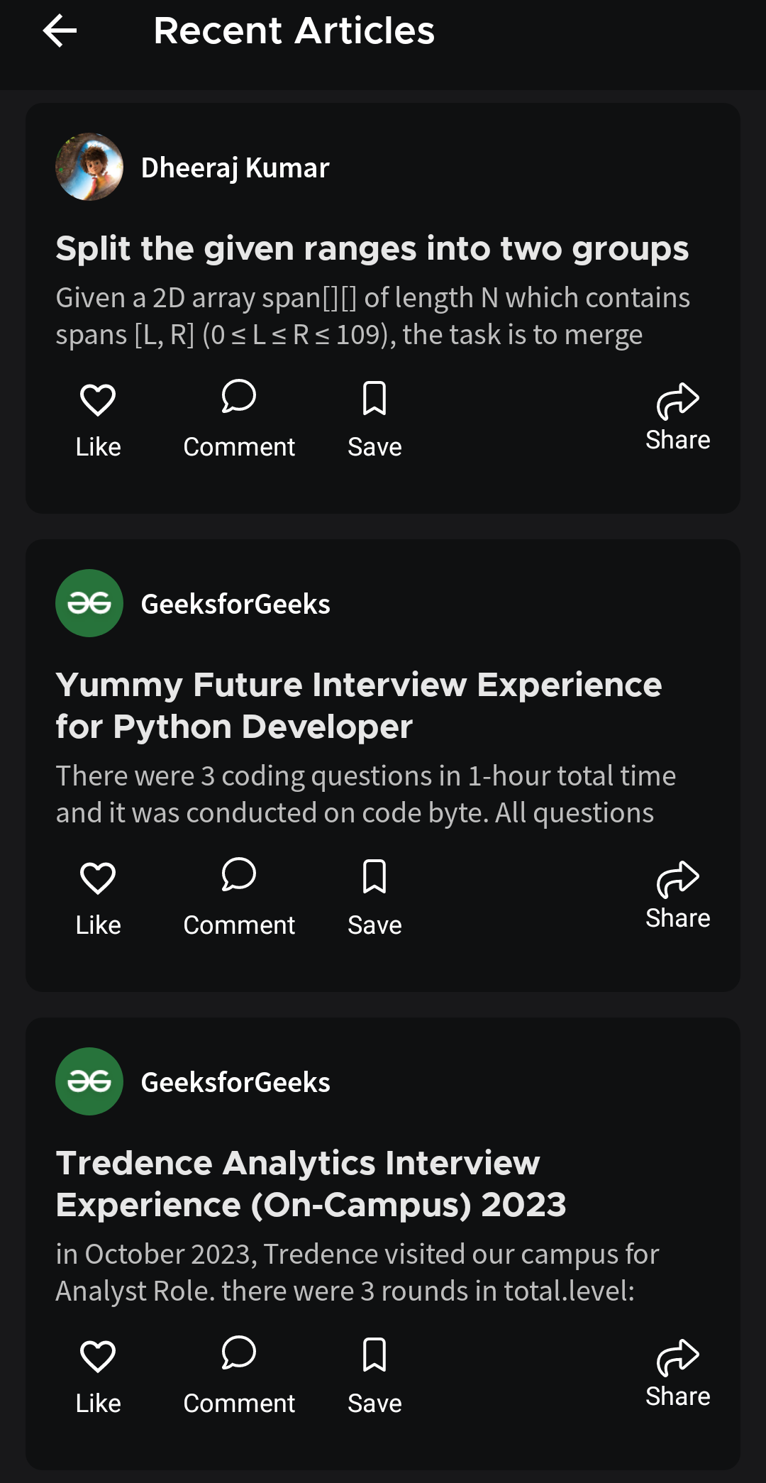 تحميل GeeksforGeeks: أفضل تطبيق لتعلم البرمجة للاندرويد والايفون