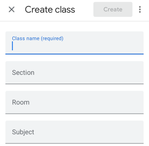 إنشاء فصل افتراضي في تطبيق Google Classroom