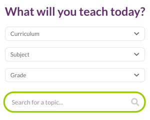محركات البحث المتاحة لك من موقع كويزليز