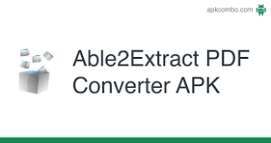 تطبيق Abel2Extract PDF Converter