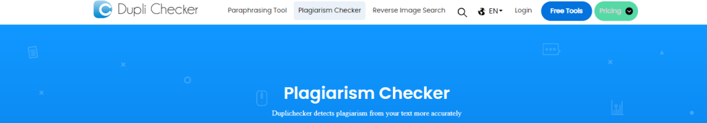 موقع Duplichecker Paraphrasing