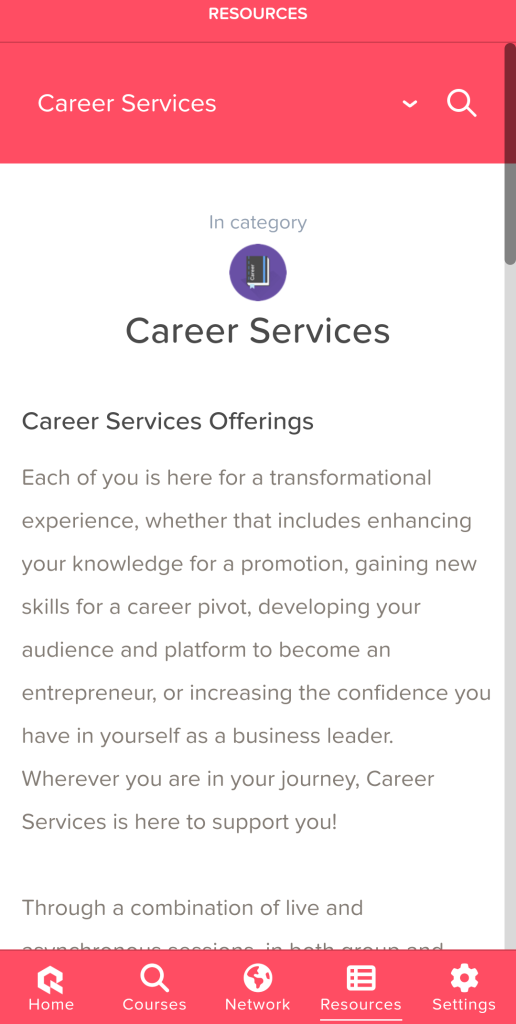 خدمات الكارير