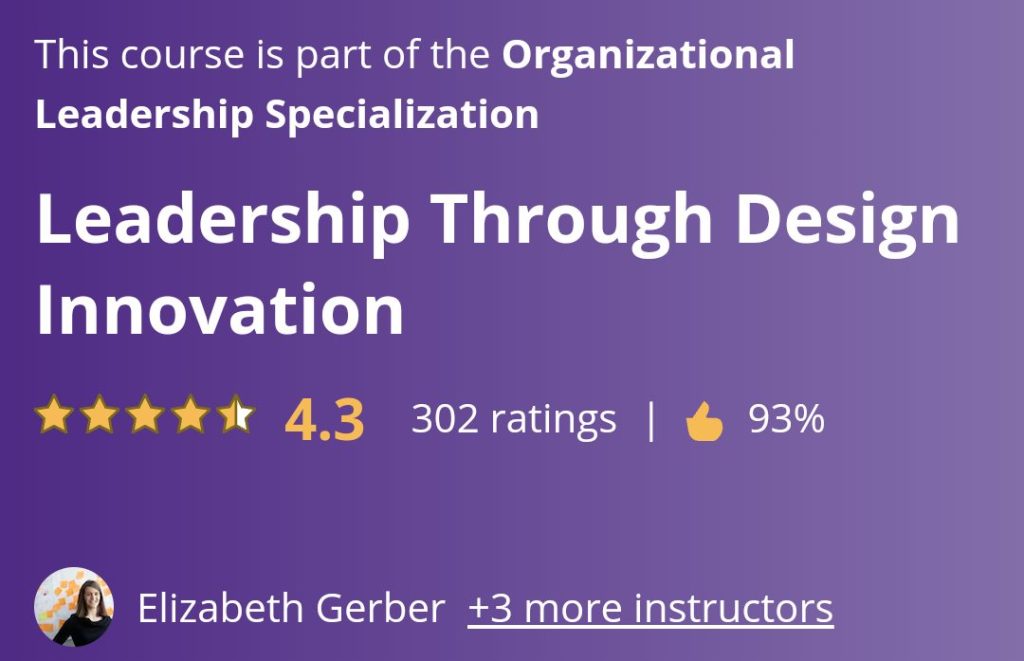 دورة Leadership Through Design Innovation