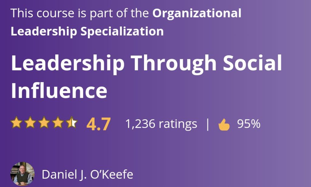 دورة Leadership Through Social Influence