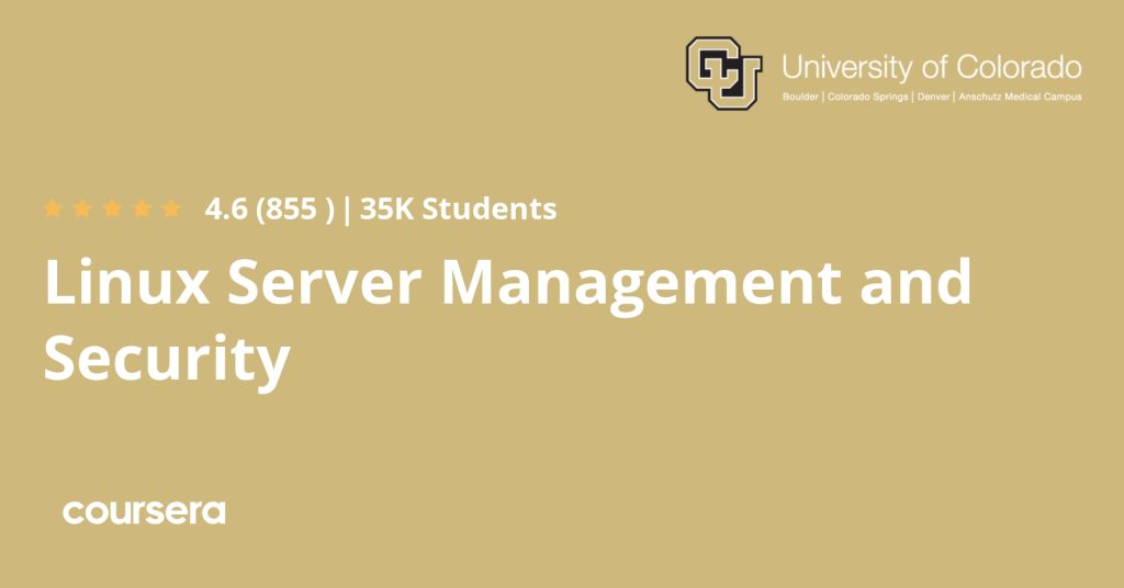 دورة Linux Server Management and Security