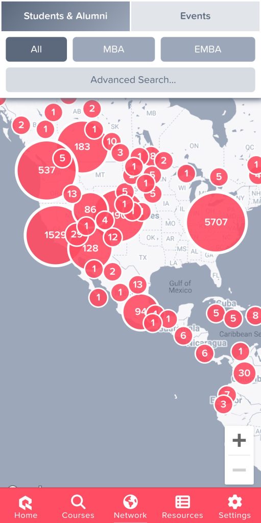 تاب التواصل الخاص بتطبيق Quantic 