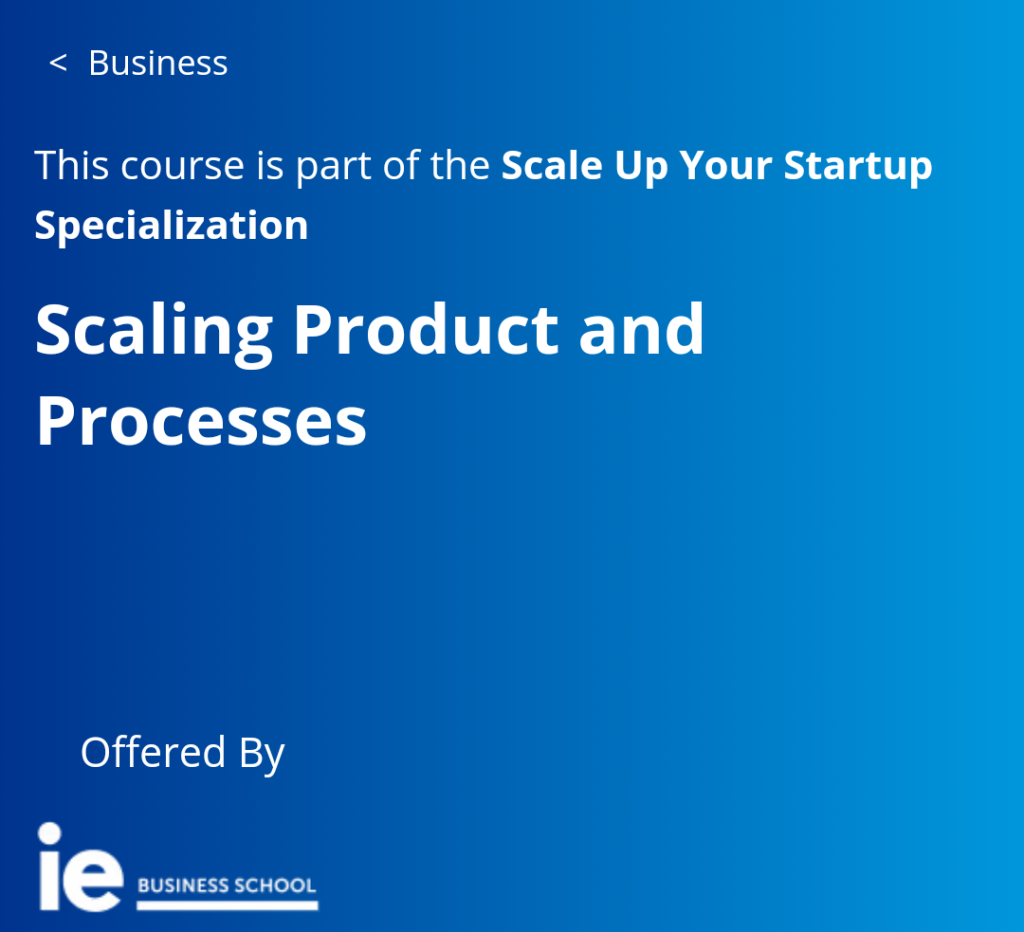 تخصص Scale Up Your Startup