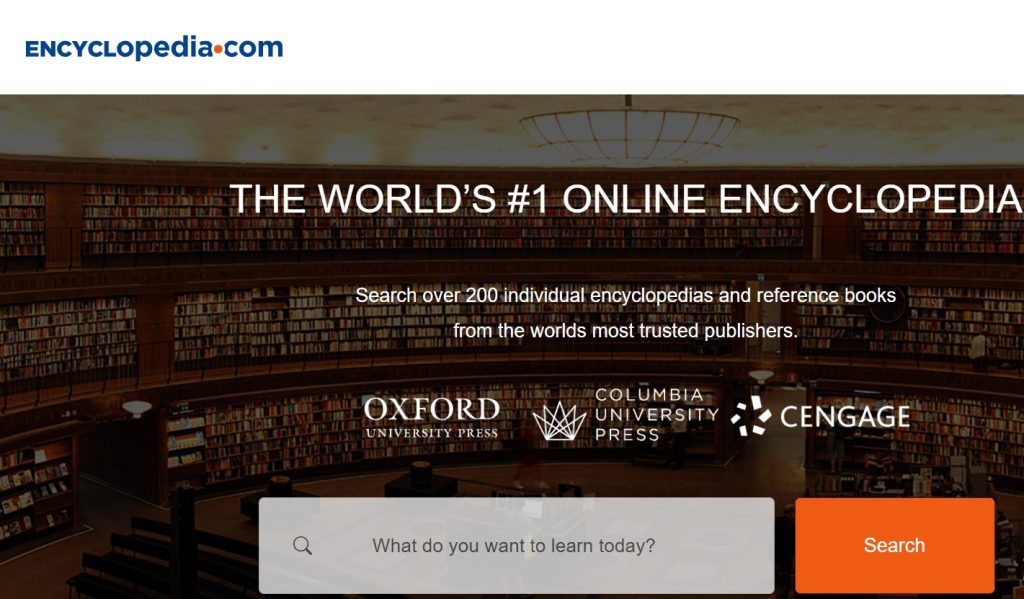 مواقع البحث في الموسوعات 1