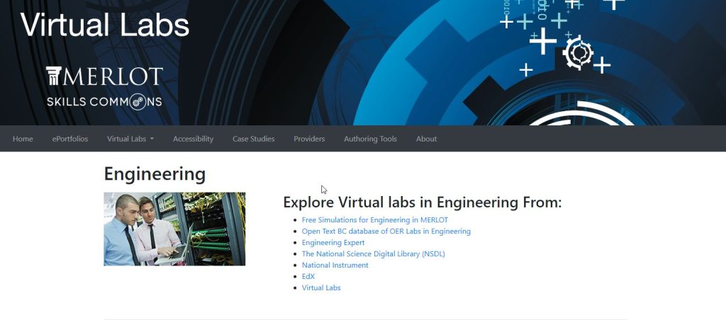 موقع Engineering أحد مواقع لمحاكاة الهندسة