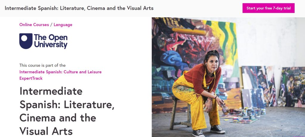 دورة اللغة الإسبانية (المستوى المتوسط): الأدب والسينما والفنون البصرية