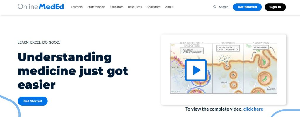 موقع Online MedEd