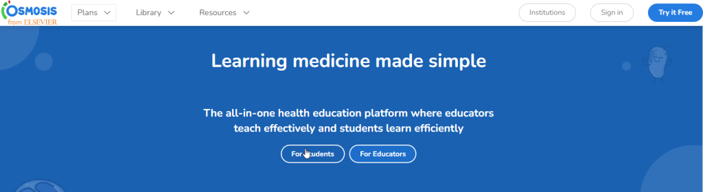 موقع Osmosis أحد مواقع طبية تعليمية