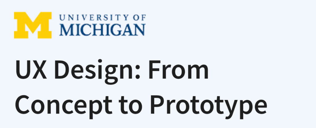 دورة UX Design: From Concept to Prototype