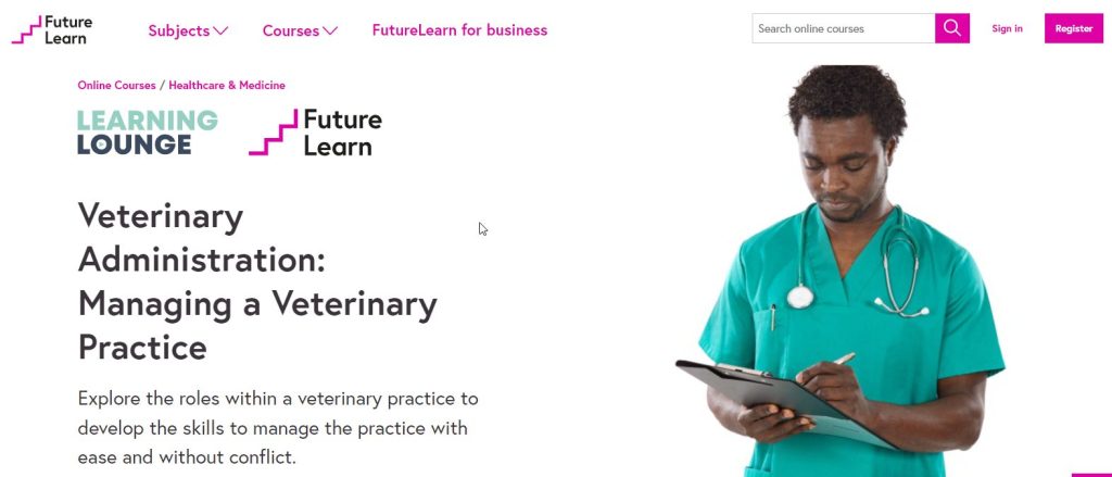 دورة Veterinary Administration Managing a Veterinary Practice