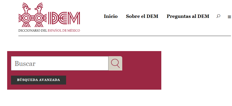 قاموس dem لمفردات اللغة الإسبانية