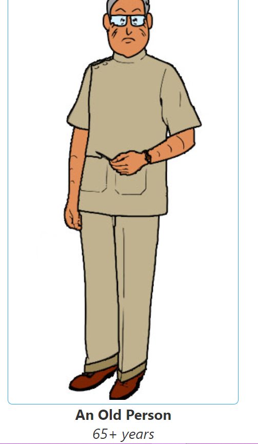 الشخص العجوز