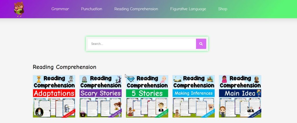 موقع myfreeenglishworksheets.com لتحميل أوراق عمل للغة الإنجليزية