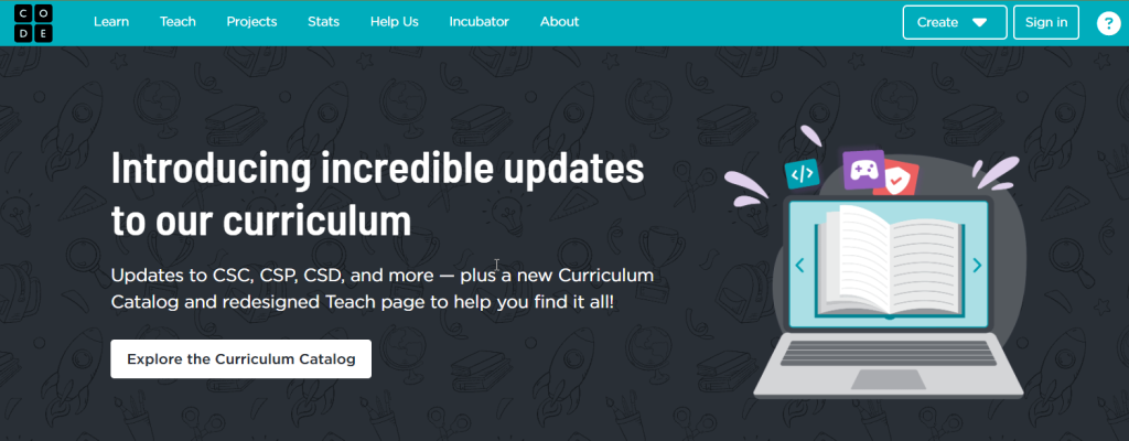 موقع Code لتعلم البرمجة للأطفال