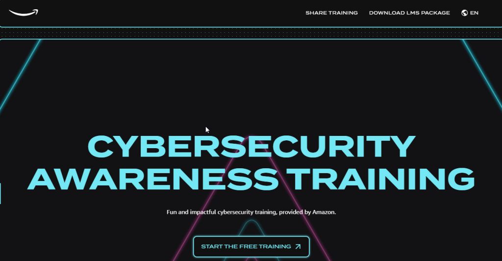 موقع learn security.amazon