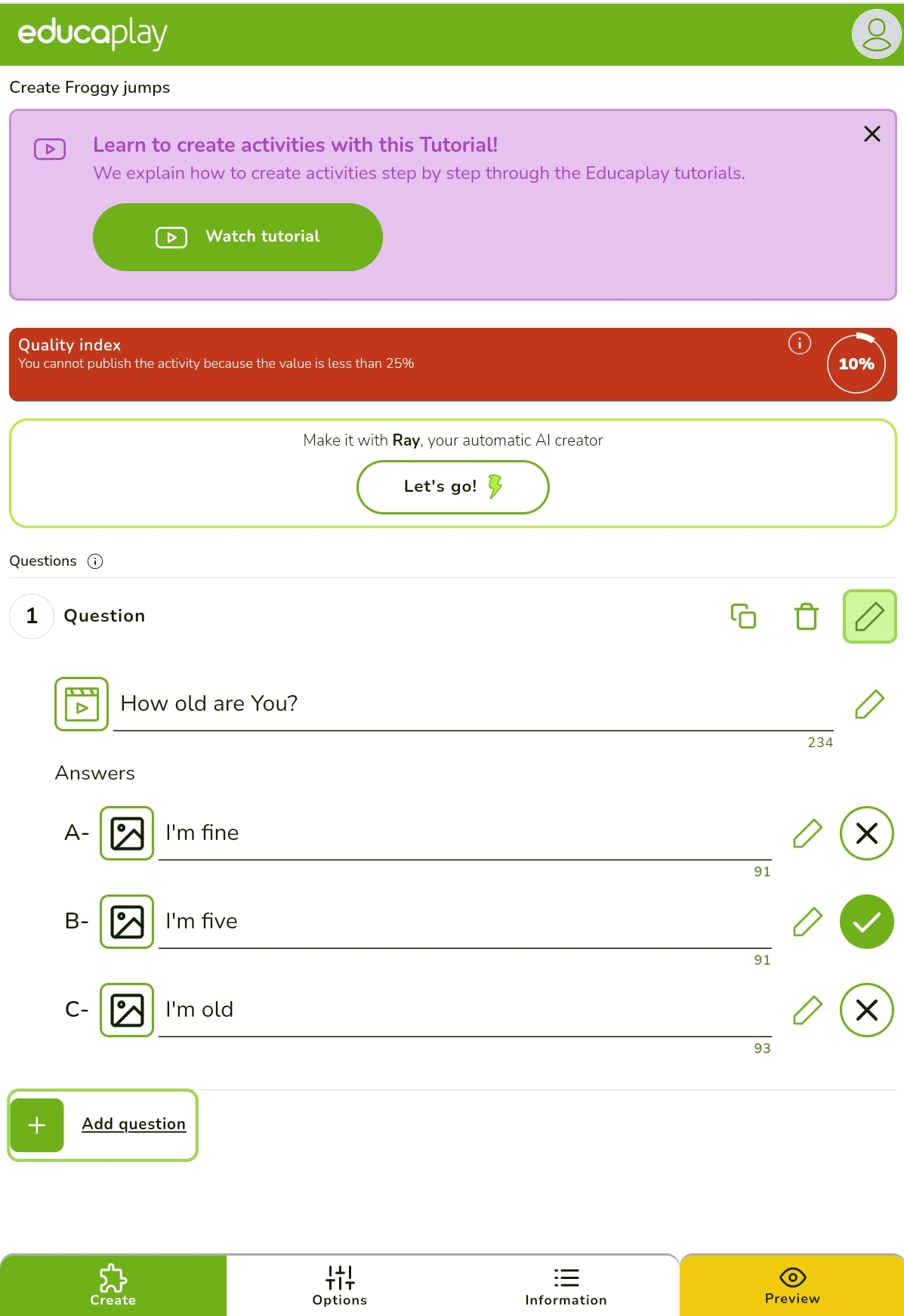 لعبة الضفدع القَفاز في اديوكابلاي ويب سايت