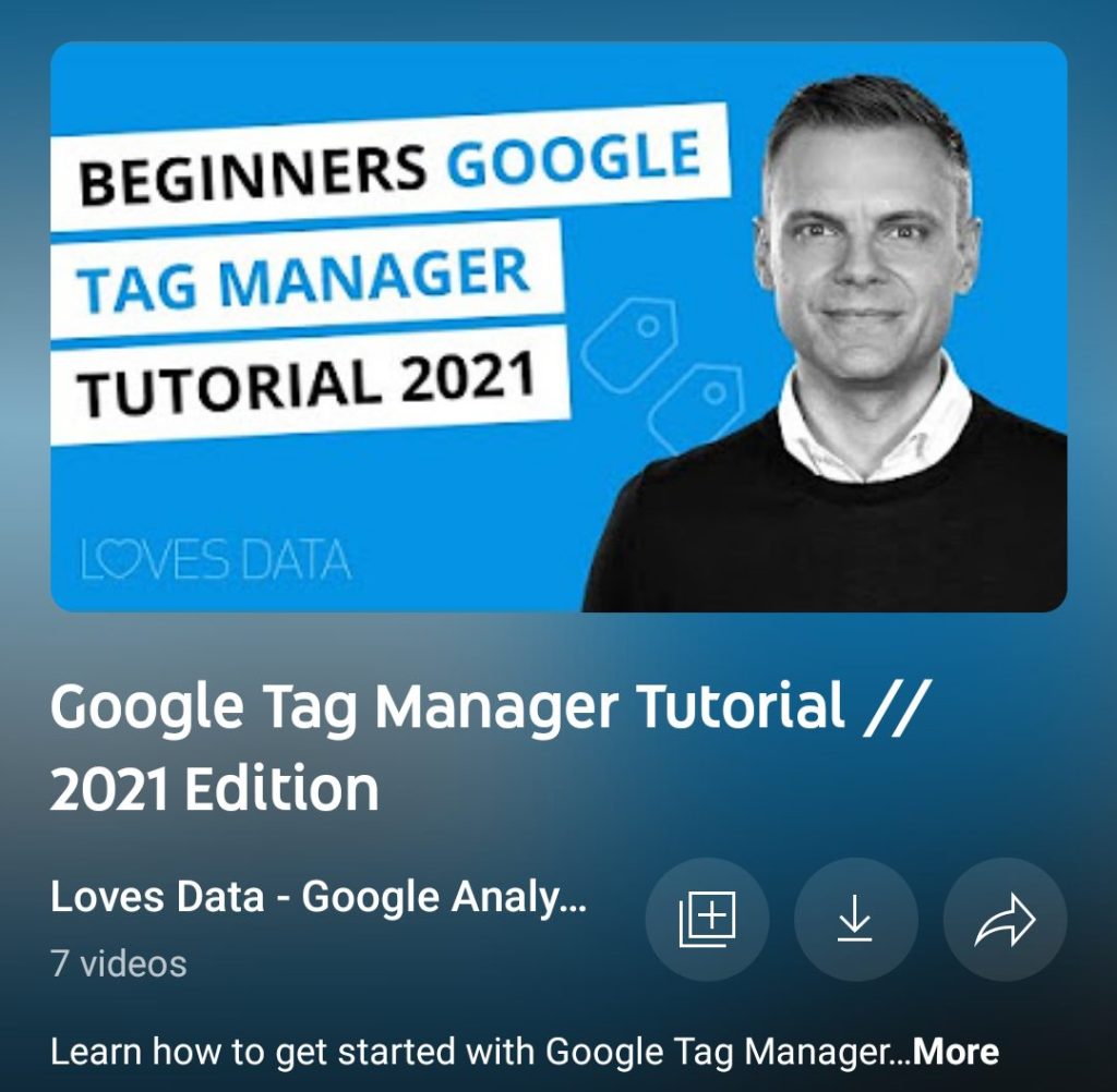 Google Tag Manger Tutorial 