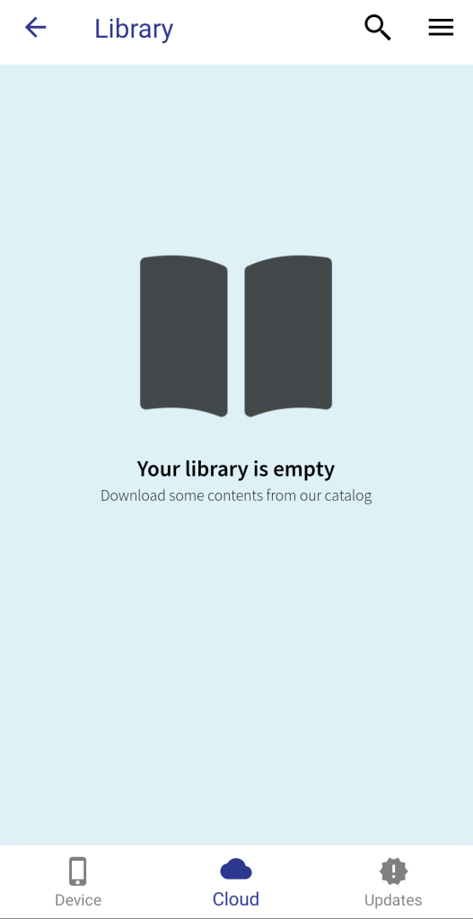 تبويب المكتبة