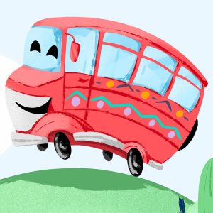 تطبيق Spanish School Bus for kids