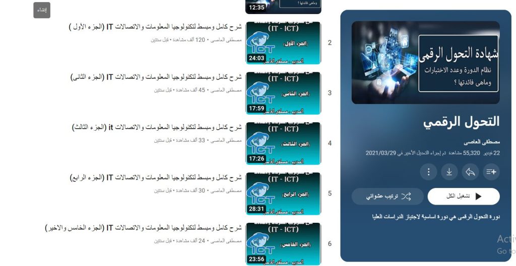 دورة التحول الرقمي