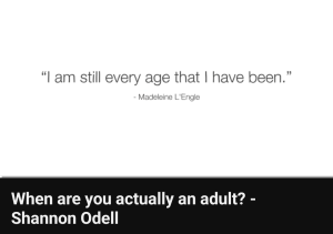 فيديو When are you actually an adult?