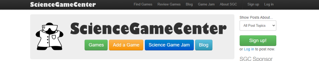 موقع Science Game Center