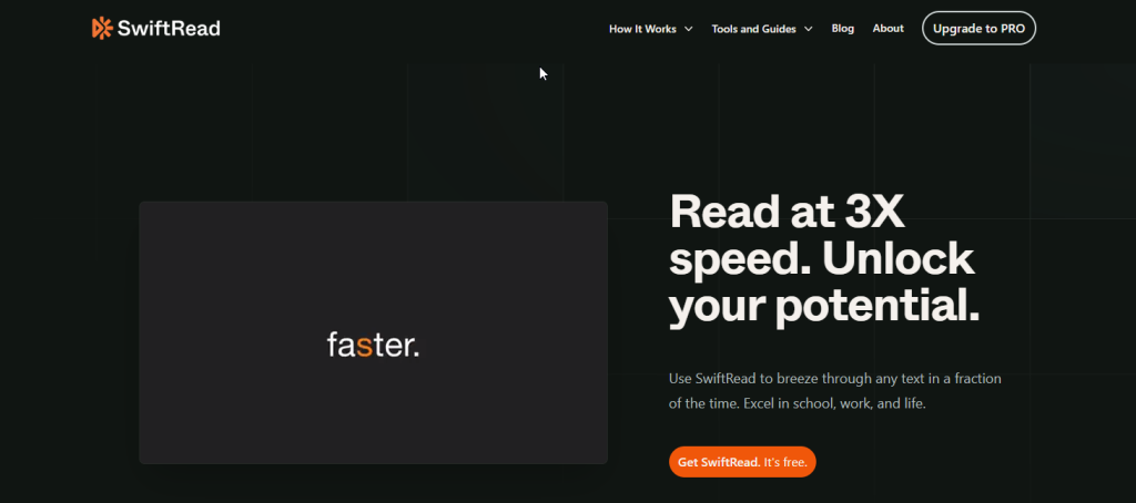 موقع Swiftread القراءة السريعة