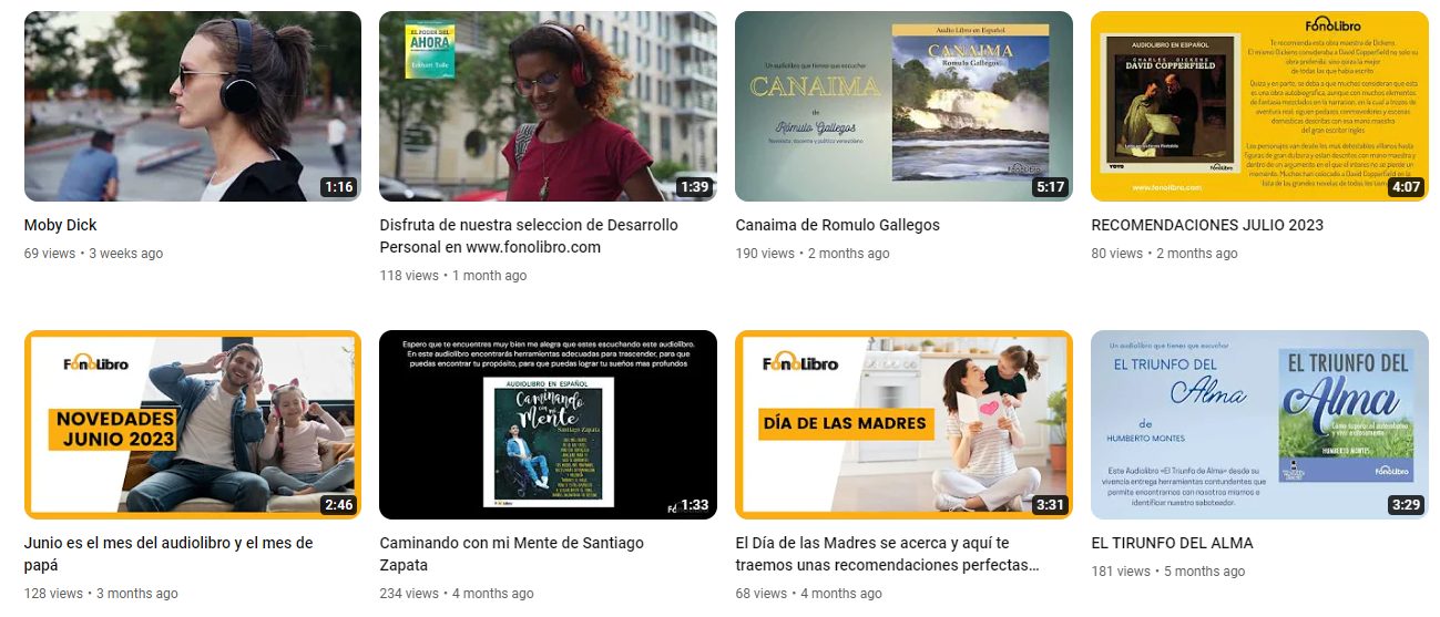 قناة FonoLibro- Audiolibros en Español