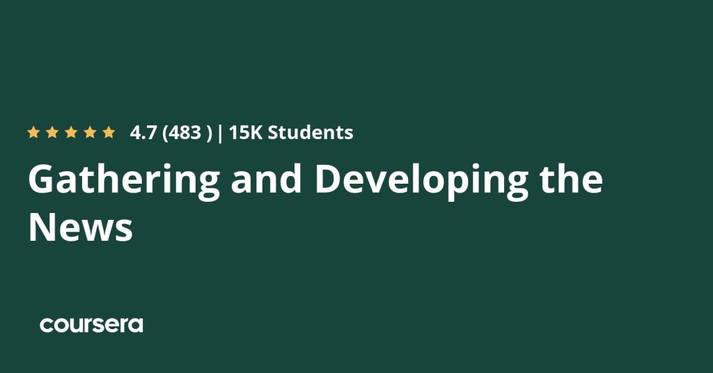 دورة Gathering and Developing the New