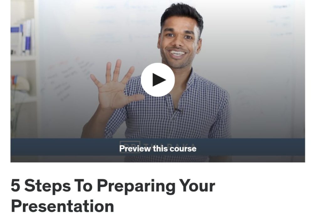 كورس 5Steps To Preparing Your Presentation