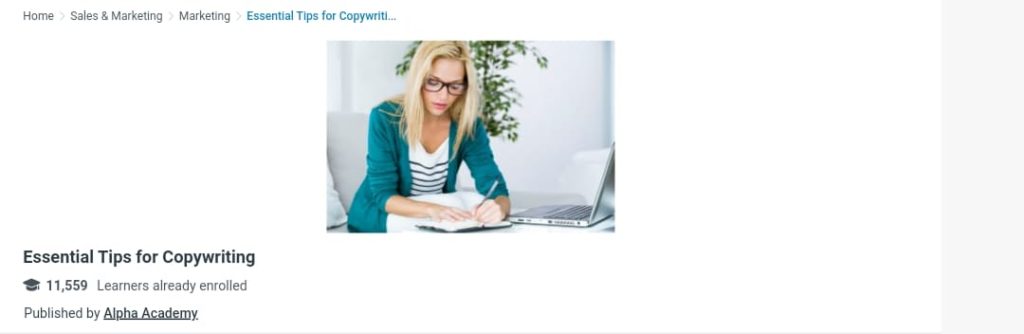 دورة Essential Tips for Copywriting الكتابة الإعلانية Copywriting