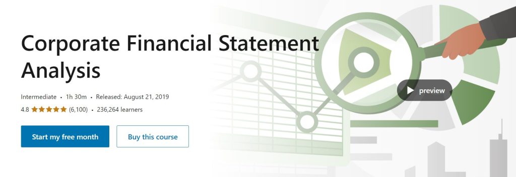 دورة Corporate Financial Statement Analysis