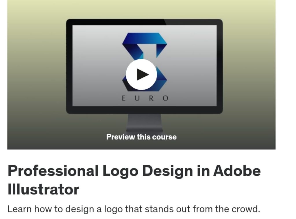 دورة Professional Logo Design in Adobe Illustrator