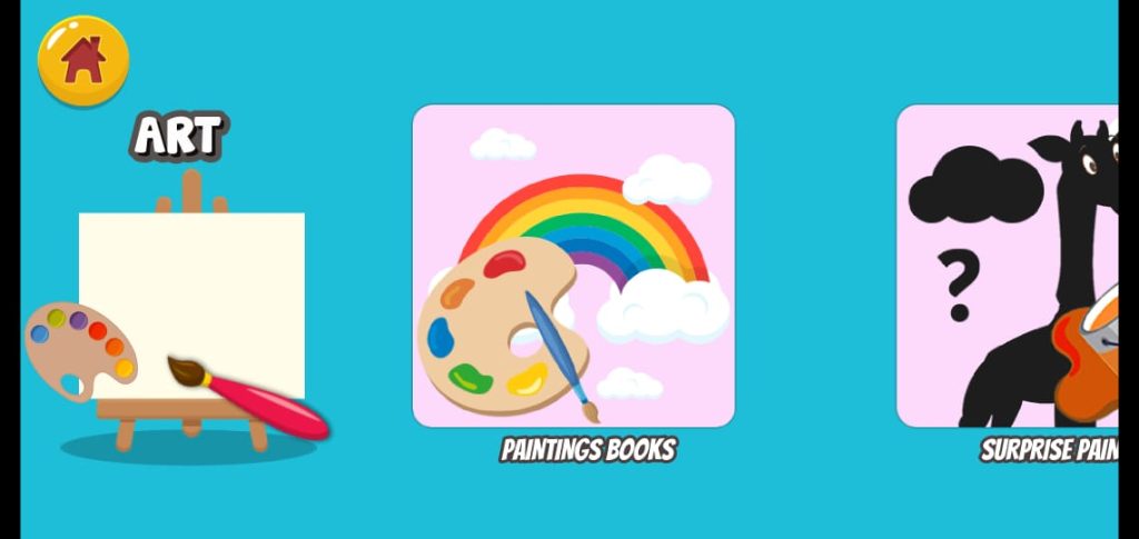 لعبة الفنوان في تطبيق Syrup Preschool Learning Games