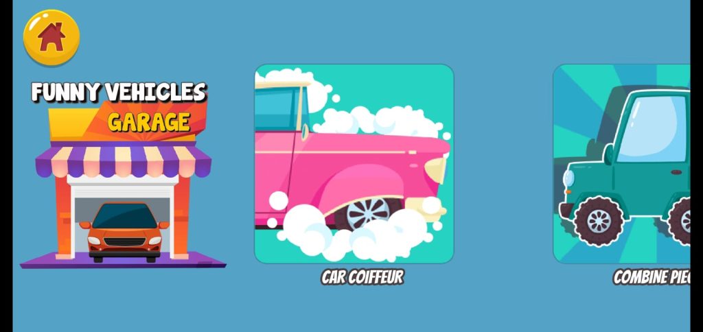 لعبة المركبات المضحكة