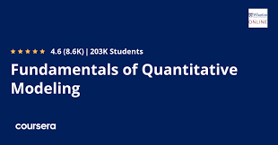 دورة Fundamentals of Quantitative Modeling