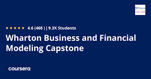 دورة Wharton Business and Financial Modeling Capstone من تخصص Business and Financial Modeling