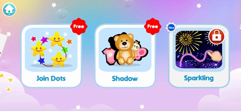 الأنشطة في تطبيق tabbytoo