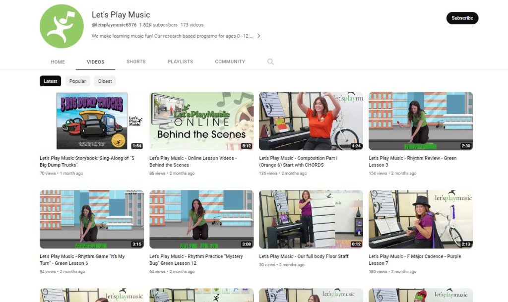 قناة let's play music