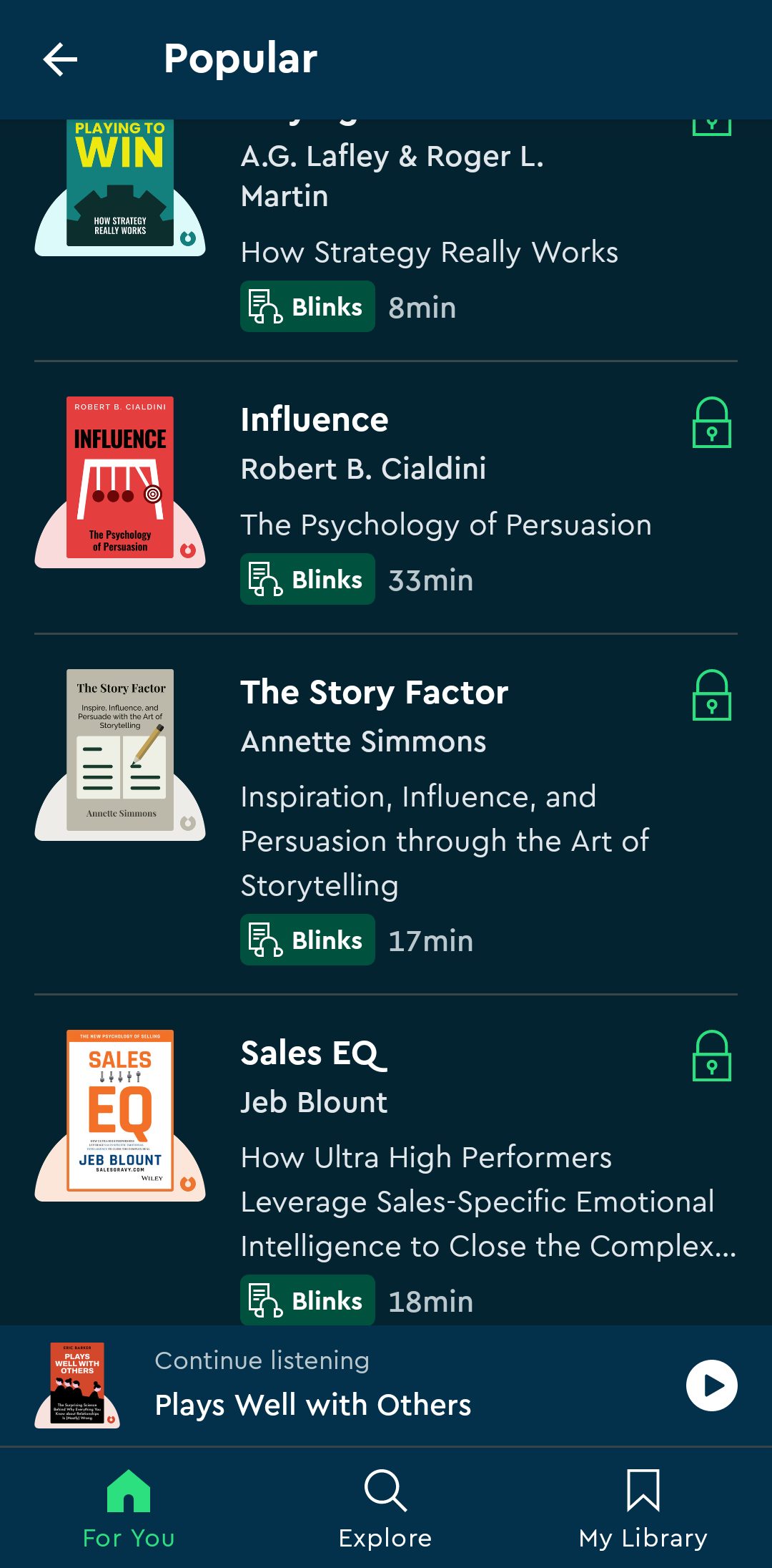 الكتب الشهيرة في التطبيق 