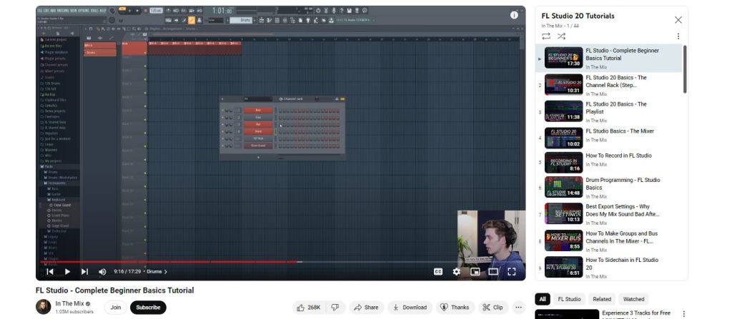 دورة FL Studio 20 Tutorials