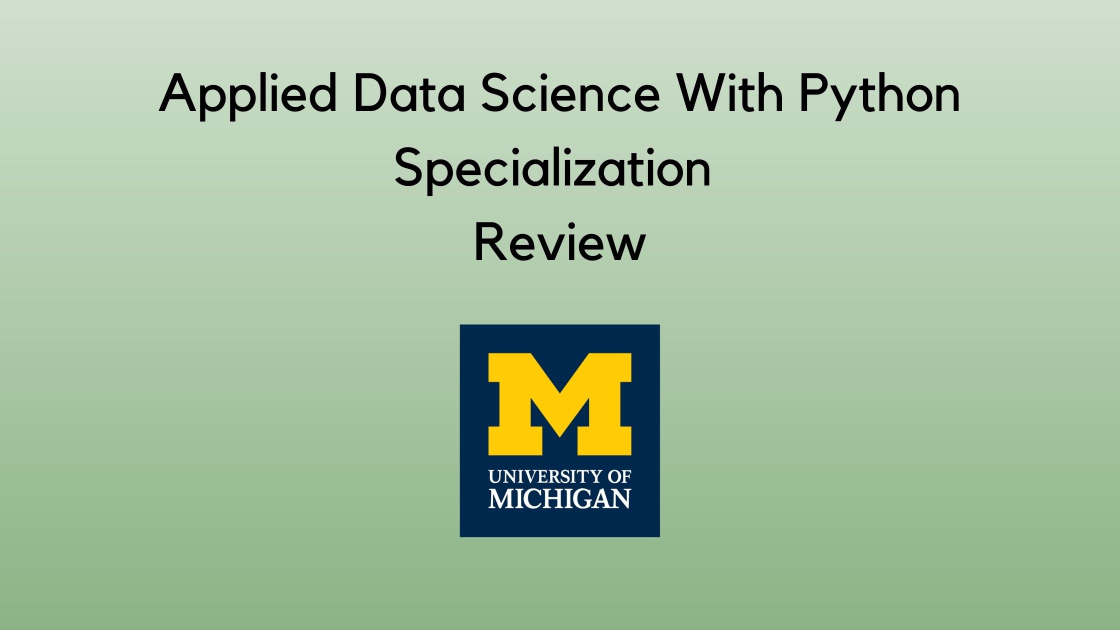 تخصص Applied Data Science with Python