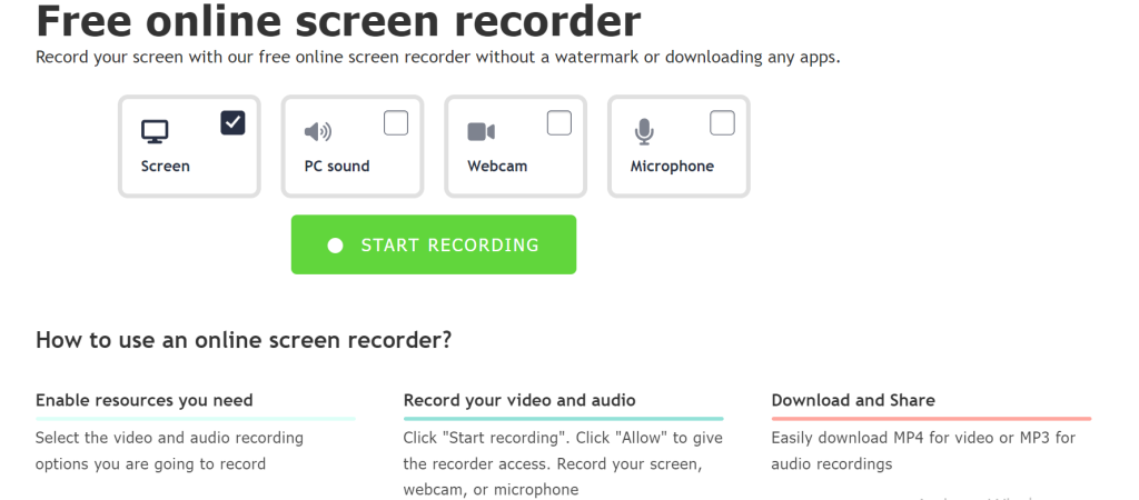 موقع Recorder online