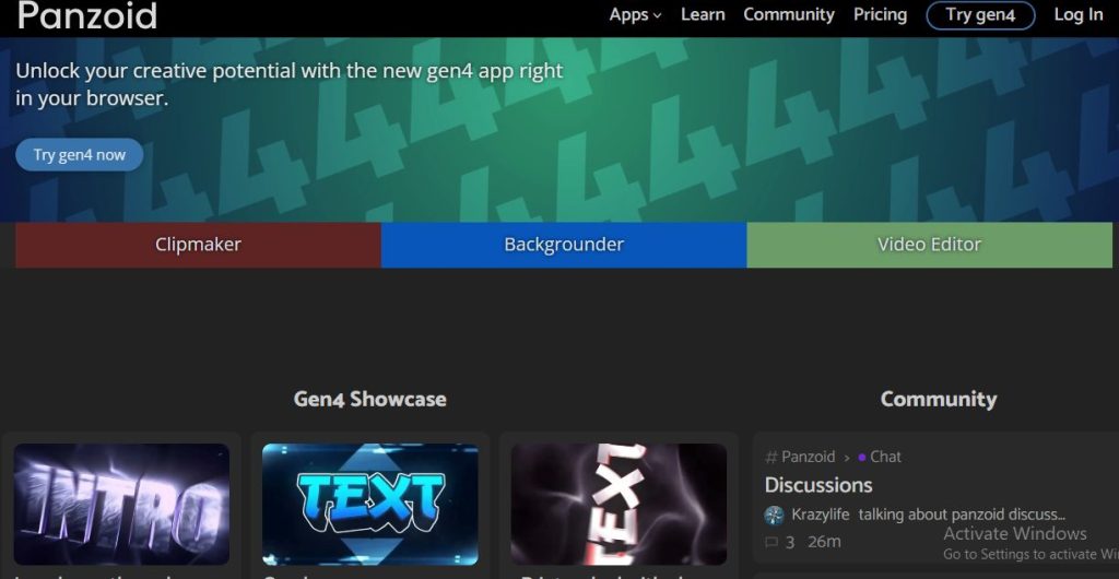 موقع panzoid لعمل مقدمات الفيديو